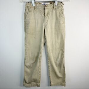 OLD NAVY Boys Kids Straight Built-in Flex stretch Chinos Khaki Color Size 7